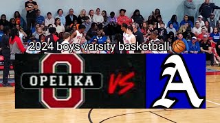 opelika vs auburn boys varsity 👦 basketball 2024 [upl. by Apple844]