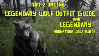 RDR 2 online Wolf outfit quick guide moonstone wolf [upl. by Odracir]