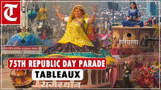 Parade tableaux from different states and UTs India displays its Nari Shakti on 75th Republic Day [upl. by Assiluy]