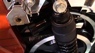 Manual Adjust Harley Davidson Street Glide Touring Rear Suspension  Biker Podcast [upl. by Ydna]