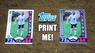 Topps Print Me Match Attax 201617 [upl. by Bertine]