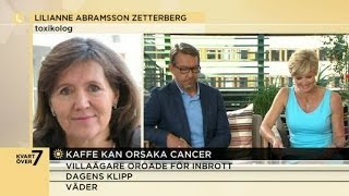 Kaffe kan orsaka cancer  Nyhetsmorgon TV4 [upl. by Algie]