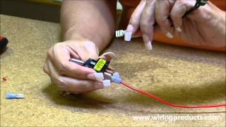 How to wire a 3 prong 12v Illuminated rocker switch [upl. by Yllehs]