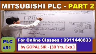 PLC TRAINING MITSUBISHI WIRING  INPUTOUTPUT PNPNPN  IN HINDI BY GOPAL SIR  P51 [upl. by Gunas]