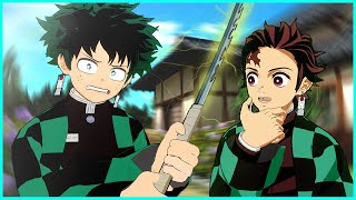 What if Deku was a Demon Slayer VRChat VR [upl. by Goodrow]