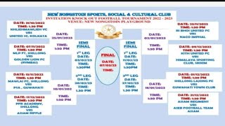 Programme Jong ka invitation knock out football tournament ha New Nongstoin [upl. by Sweatt]