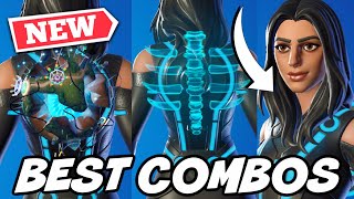 THE BEST COMBOS FOR NEW BANDWIDTH SKIN TRON LEGACY  Fortnite [upl. by Wurtz]