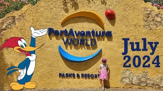 PortAventura World July  August 2024 [upl. by Htebezile]