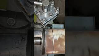 Pipe Cutting in Proper Size youtubeshorts lathemachine shortvideo [upl. by Zelma]