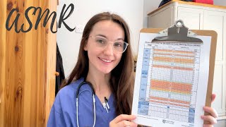 ASMR Medical Student Examines You  Realistic Observation Chart  FULL Observations amp Vital Signs [upl. by Nee]