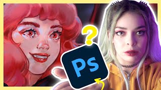 ✨ 10 Primeros Pasos Para Dibujar en PHOTOSHOP  XPPEN DecoFun L [upl. by Arretal6]