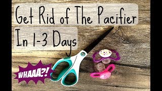 Get Rid of Pacifier Quickly  My 13 Day Method [upl. by January164]