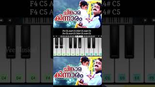 Chinkara Kinnaram Song Piano Tutorial ♥️ shorts [upl. by Nilved]