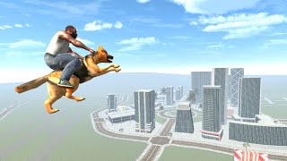 Flying Dog in Indian Bike Driving 3D  Mythbusters 136 [upl. by Llerrej166]