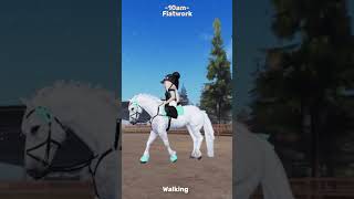 RP spend the day with me at an equine college trial  horse strideway roblox viral fyp [upl. by Nezah]