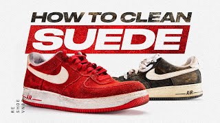 Nike Air Force 1 Suede Shoe Cleaning Tutorial [upl. by Wiersma]