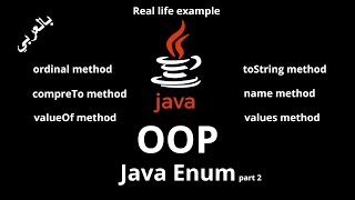 062 JAVA  Java Enum  Real life example ordinal compreTo toString name valueOf values [upl. by Hooge362]