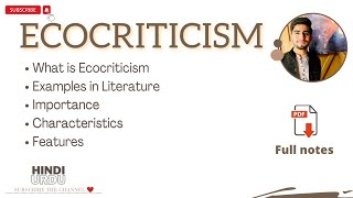 Ecocriticism  ecocriticism in Literature  introduction to Literary theories [upl. by Imehon226]