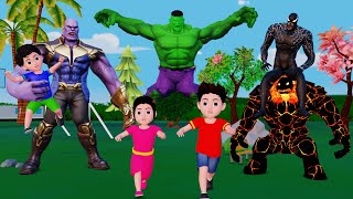 Chintu Hulk Thanos Venom Aur Monster  Paga Beta  Desi Comedy Video  Cs Bisht Vines  Joke of [upl. by Eleanore]