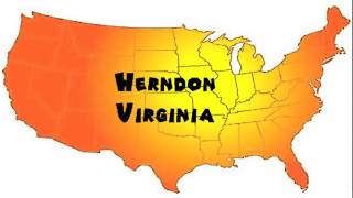 How to Say or Pronounce USA Cities — Herndon Virginia [upl. by Drofhsa]