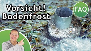 Ein Fundament für Sonnensegel betonieren  Vorsicht Frosthub  FAQ ☀️ Pina [upl. by Medora780]