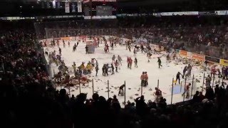 2015 Oshawa Generals Teddy Bear Toss [upl. by Rehpinej]