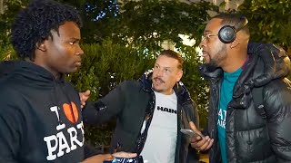 Kanel Joseph Gets Pressed by Paris Thugs [upl. by Stav]