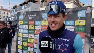 Jakob Fuglsang  Interview at the start  Stage 4  ParisNice 2024 [upl. by Assenahs896]