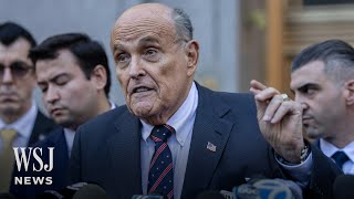 Rudy Giuliani Misses Deadline to Surrender Assets  WSJ News [upl. by Gowon]