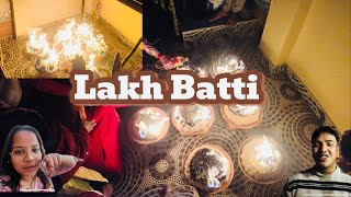 Lakh Batti at home  Vlog 7  Puja Day 2  Part 2 [upl. by Zimmerman498]