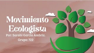 Movimiento Ecologista  Formación ciudadana y diversidad  2024 [upl. by Anoirtac495]