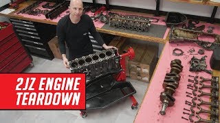 Detailed 2JZ Engine Teardown  See Why This Engine is So Loved [upl. by Dearr]