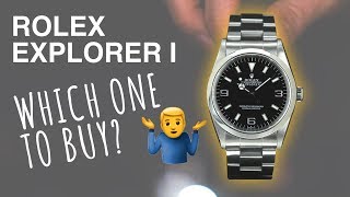 Which ROLEX EXPLORER 1 to choose [upl. by Ahsiel]