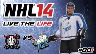 Lets Play NHL 14 Live the Life 001  Kootenay Ice  Red Deer Rebels [upl. by Sheehan]