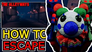 How to ESCAPE the ALLEYWAYS in PIGGY SEEKING REVENGE Roblox [upl. by Nesnaj]