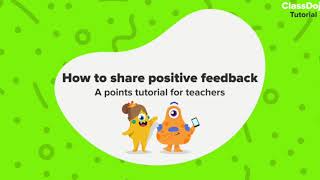 Sharing points as positive feedback on ClassDojo 🙌 [upl. by Caria]