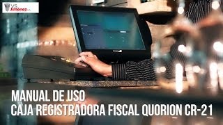 Errores más comunes en la Caja Registradora Fiscal Quorion CR21 [upl. by Klecka]