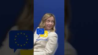 Meloni eudebates in Budapest and gets angry Relax EU love prevails [upl. by Annoiek]