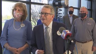 DeWine visits Springfield vaccination site Friday [upl. by Ecirum]