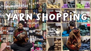 Come Yarn Shopping With Me  Yarn Shop Hopping amp Haul [upl. by Rubio]