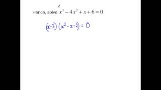 Level 2 Further Maths GCSE  Factor theorem [upl. by Ynnej]