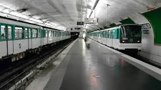 MF67  A la station Pont de Levallois Sur la ligne 3 du métro parisien [upl. by Dobb145]