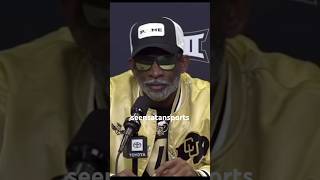 DEION SANDERS explains COLORADO GAMEPLAN vs KANSAS deionsanders coloradofootball espn cfb nfl [upl. by Sielen551]