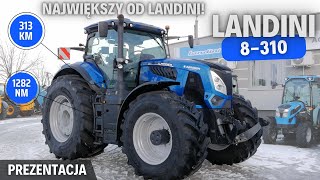 LANDINI 8310  największy i potężny od marki Landini  Prezentacja  test ciągnika [upl. by Tarryn573]