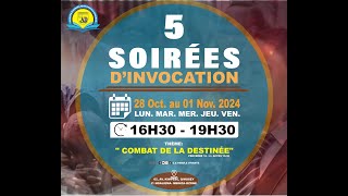 5 SOIREES DINVOCATION Thème quotCombat de la DestinéequotProverbe 164 Actes 1336 [upl. by Bissell180]