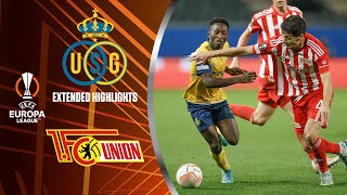 Union SaintGilloise vs Union Berlin Extended Highlights  UEL Group Stage MD 6  CBSSports Golazo [upl. by Cinomod]