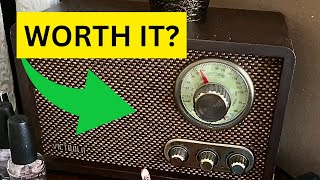 Victrola Retro Wood Bluetooth Radio review [upl. by Herwig]