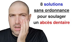 Comment soigner abcès dentaire Solutions soulager douleur dent dévitalisée infection anaérobique [upl. by Nawor]