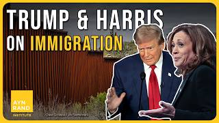 Trump and Harris on Immigration [upl. by Cressi]