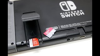 Come aggiungere spazio alla Nintendo Switch tramite Scheda Micro SD [upl. by Cerelly]